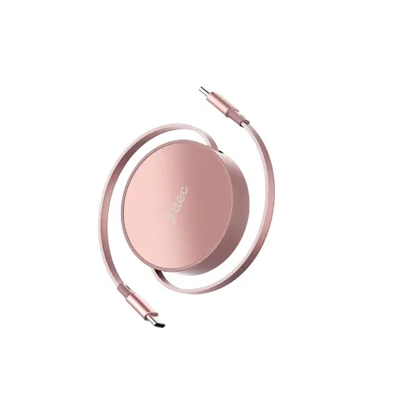 Mini Retractable USB‑C σε USB‑C  Γρήγορη φόρτιση χωρίς μπελάδες - ttec.gr