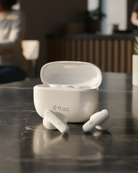 AirBeat Crisp TWS Bluetooth Ακουστικά: Η ιδανική επιλογή για άνεση και καθαρό ήχο - ttec.gr