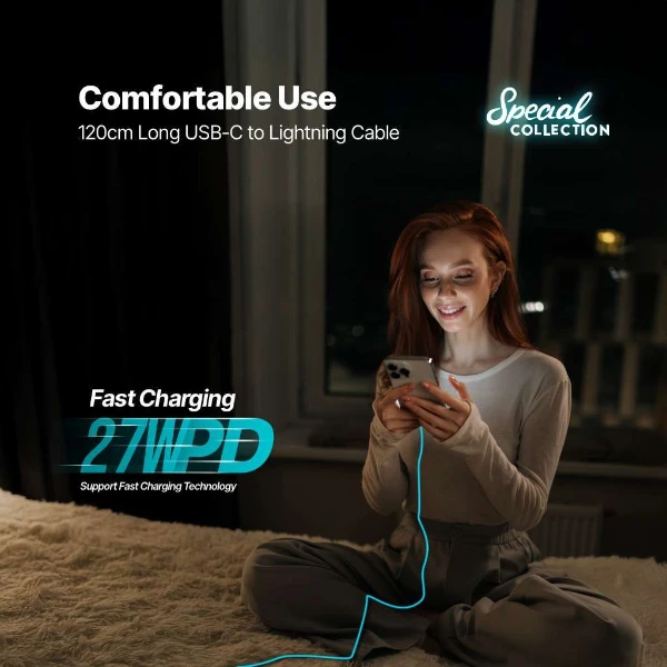 ttec USB-C - Lightning Charge/Data Cable2