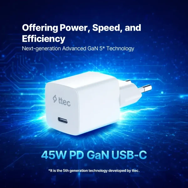 SmartCharger GAN 45W B&W2