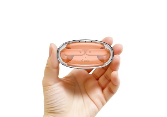 AirBeat Glace TWS Bluetooth Ακουστικά, Πορτοκαλί - Ήχος & Εικόνα  στο ttec.gr