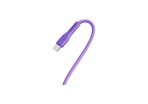 ttec Type-C -Type-C Καλώδιο Φόρτισης & Συγχρονισμού 60W  Neon Μώβ - Φορτιστές & Καλώδια Φόρτισης στο ttec.gr