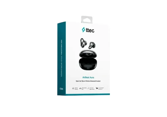 AirBeat Aura Ανοιχτού Τύπου Ασύρματα Bluetooth Ακουστικά με Clip-On - Ήχος & Εικόνα  στο ttec.gr