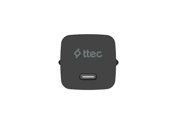 SmartCharger GAN 45W PD  Ταχυφορτιστής Ταξιδιού USB-C - USB-C , Μαύρος - Φορτιστές Πρίζας στο ttec.gr