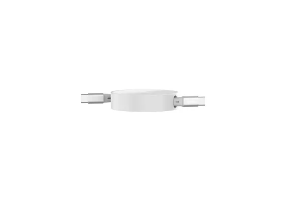 USB-C σε USB-C Mini Αναδιπλούμενο Καλώδιο Γρήγορης Φόρτισης 100W PD/QC 120cm , Λευκό - Φορτιστές & Καλώδια Φόρτισης στο ttec.gr