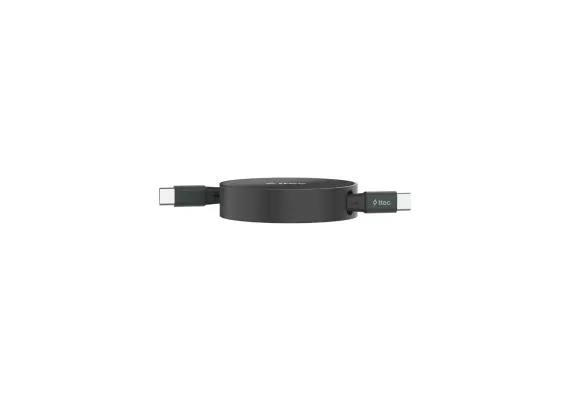 USB-C σε USB-C Mini Αναδιπλούμενο Καλώδιο Γρήγορης Φόρτισης 100W PD/QC 120cm , Μαύρο - Φορτιστές & Καλώδια Φόρτισης στο ttec.gr