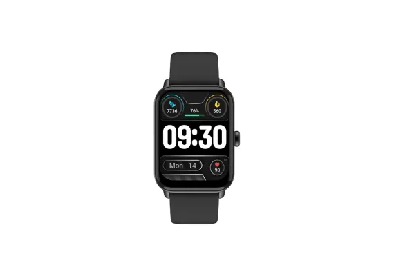 Tempus 44 mm με ορθογώνια θήκη,Μάυρο - Smartwatches στο ttec.gr