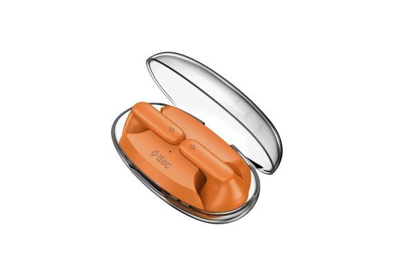 AirBeat Glace TWS Bluetooth Ακουστικά, Πορτοκαλί - Ήχος & Εικόνα  στο ttec.gr