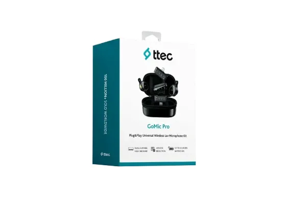 GoMic Pro Universal Ασύρματο Μικρόφωνο Πέτου Plug & Play (Σετ) - Bluetooth Μικρόφωνα στο ttec.gr