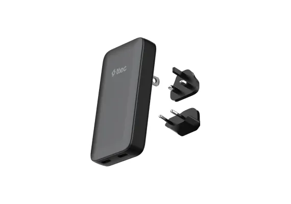 Universal Κιτ Φορτιστή  SmartCharger Trio GaN 65W PD με αντάπτορες EU-UK-US-AUS - Φορτιστές & Καλώδια Φόρτισης στο ttec.gr