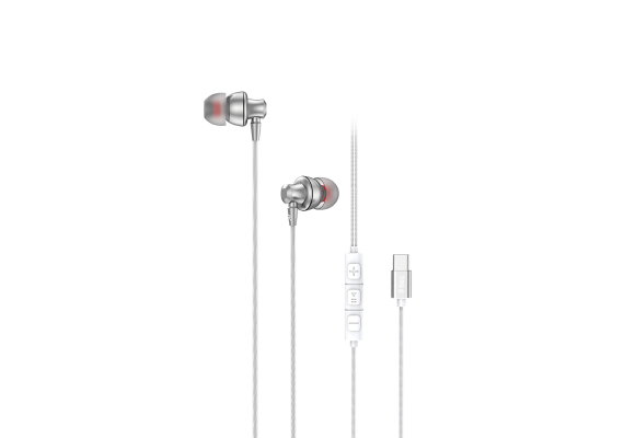 ttec Pop Fit Style Ενσύρματα Ακουστικά In-Ear USB-C με Μικρόφωνο Λευκό - Ήχος & Εικόνα  στο ttec.gr