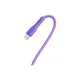 ttec Type-C -Type-C Καλώδιο Φόρτισης & Συγχρονισμού 60W  Neon Μώβ - Φορτιστές & Καλώδια Φόρτισης στο ttec.gr