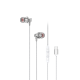 ttec Pop Fit Style Ενσύρματα Ακουστικά In-Ear USB-C με Μικρόφωνο Λευκό - Ήχος & Εικόνα  στο ttec.gr